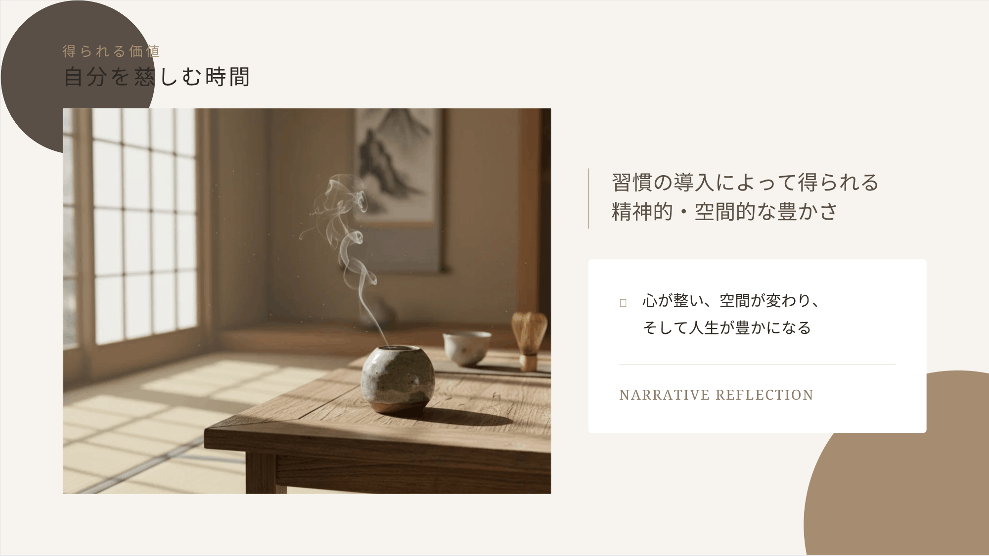 自分を慈しむ時間
